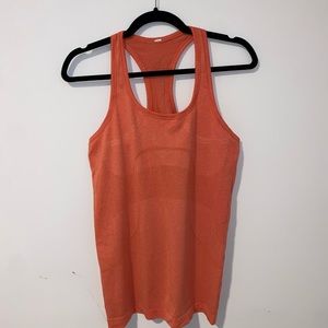 Lululemon swiftly tech racerback 2.0 tank in coral